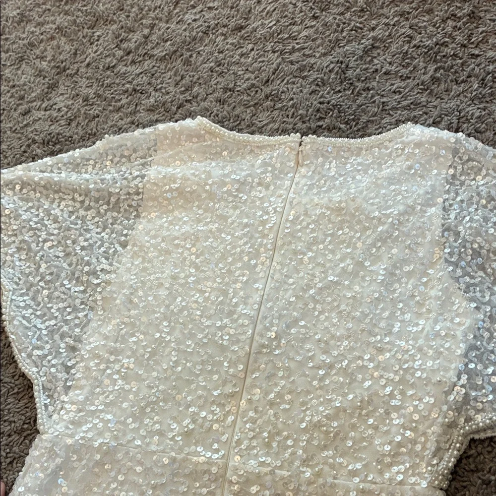 Adrianna Papell Cream Mini Dress - Picture 4 of 5